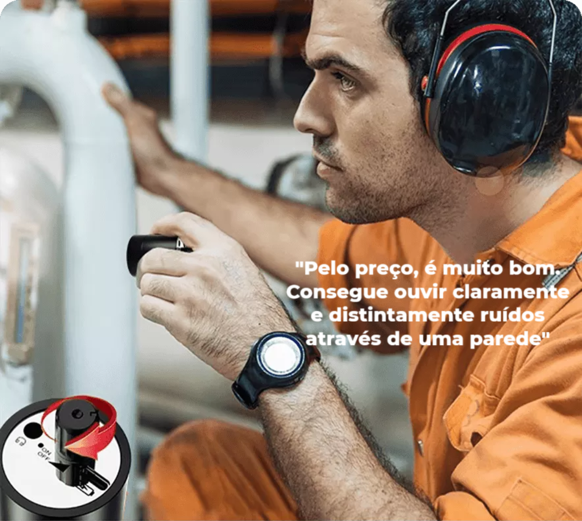 Cyriva™️- Detetor de fugas de água e ruídos suspeitos