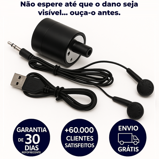 Cyriva™️- Detetor de fugas de água e ruídos suspeitos