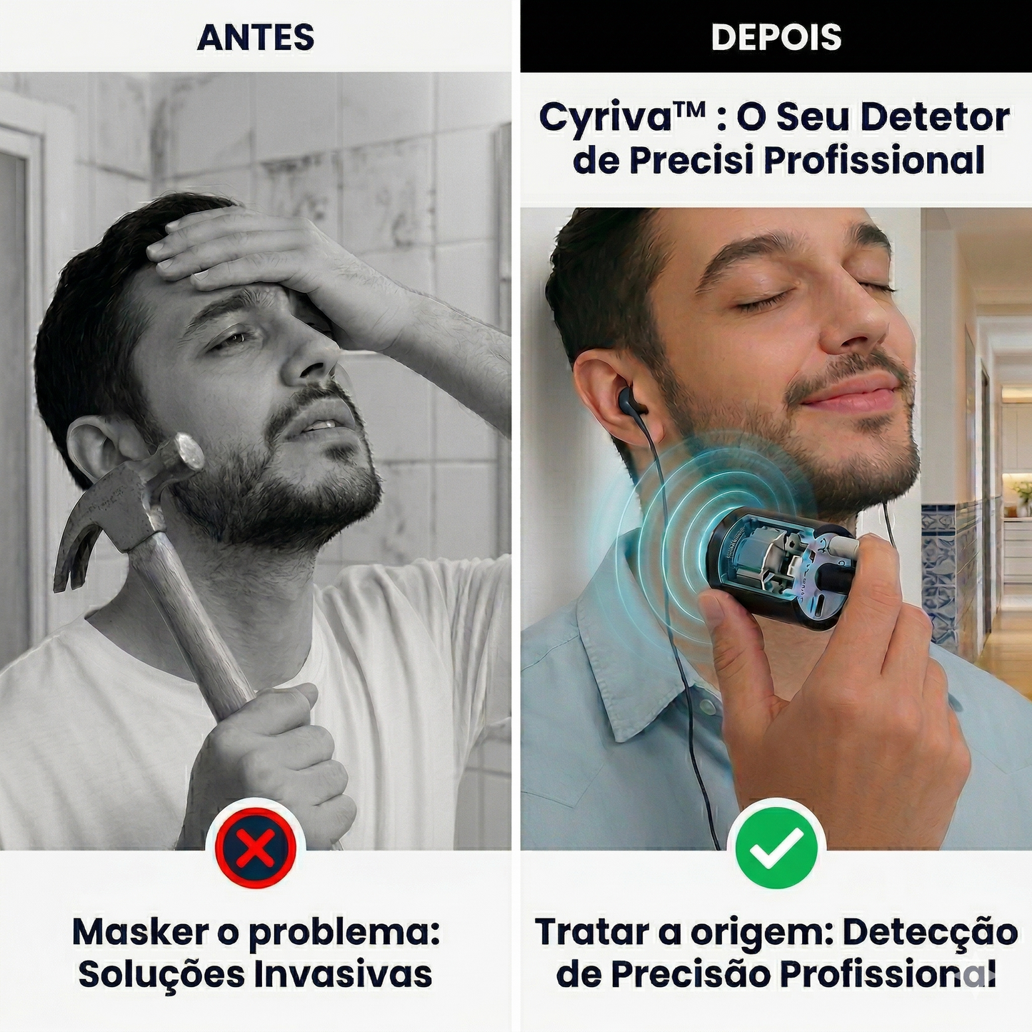 Cyriva™ - Detetor de fugas de água